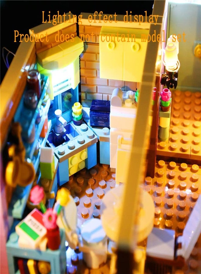 GEAMENT LED Light Kit Compatible with Lego The Friends Apartments - Lighting Set for Creator 10292 Building Model (Model Set Not Included) - Image 5